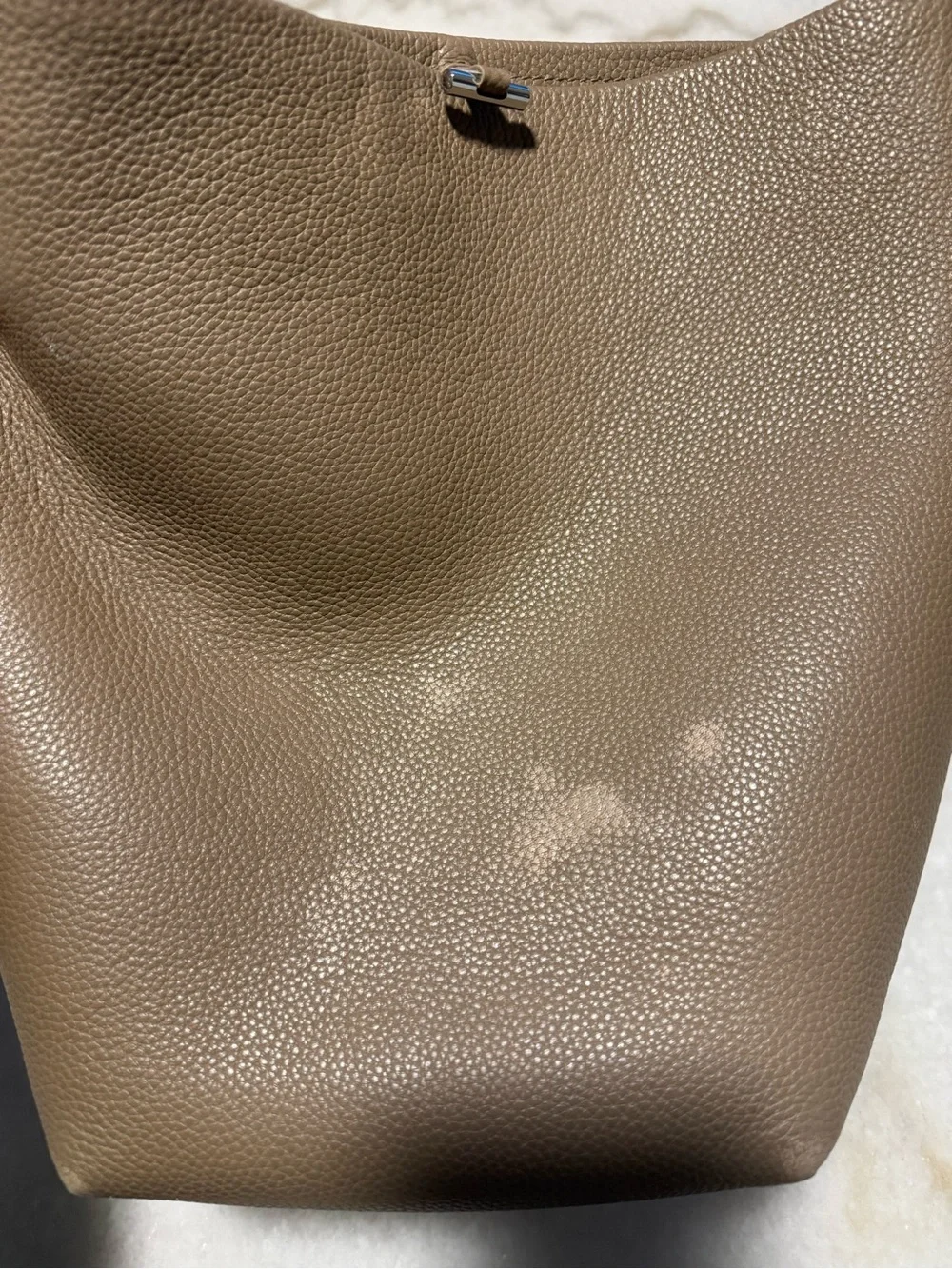 Quince Italian Leather Soft Bucket Shoulder Bag - Picture 7 of 7